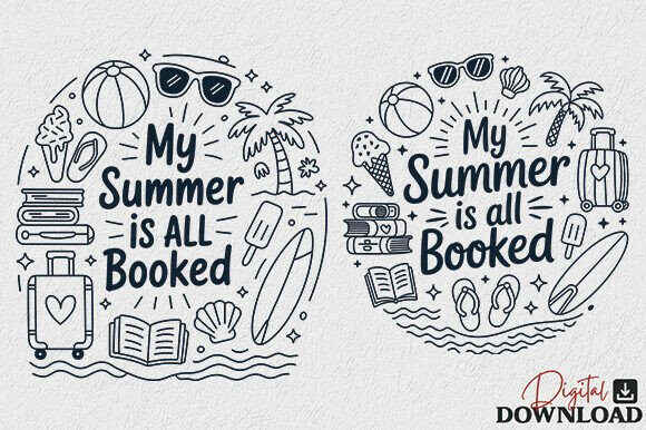 Download Beach Book Summer SVG - Beach Collection