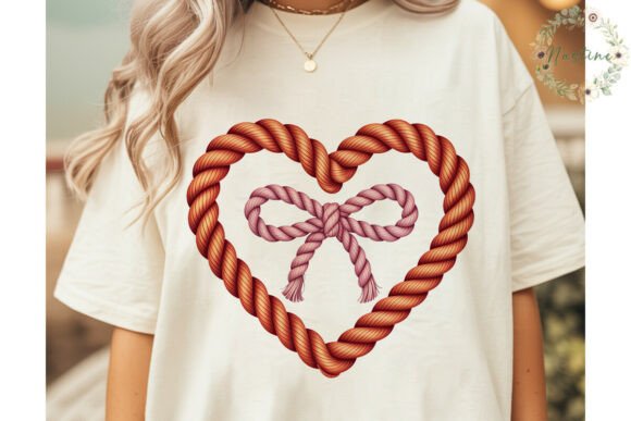 Download Rope Heart Bow Valentine PNG Clipart - Premium Resources