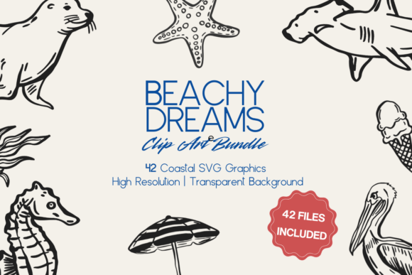 Download Beach SVG Bundle | Coastal Cut Files - Beach Collection
